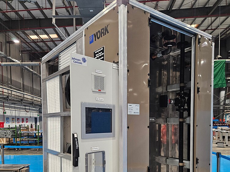 Cold wall air handling unit