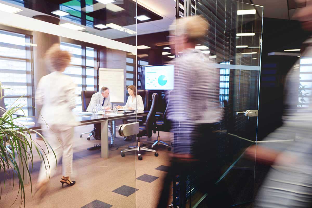 Busy office photo