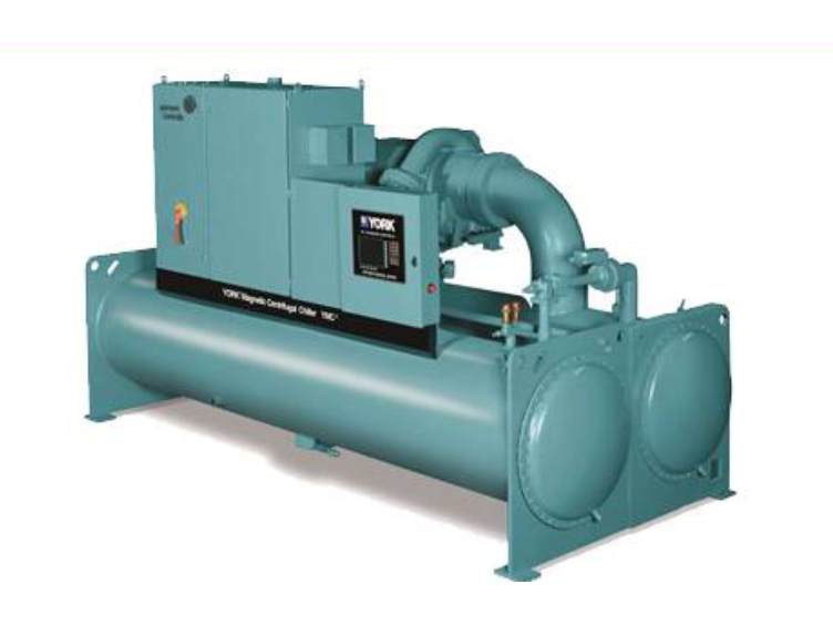 YORK YMC2 Centrifugal Magnetic Drive Chiller on a white background