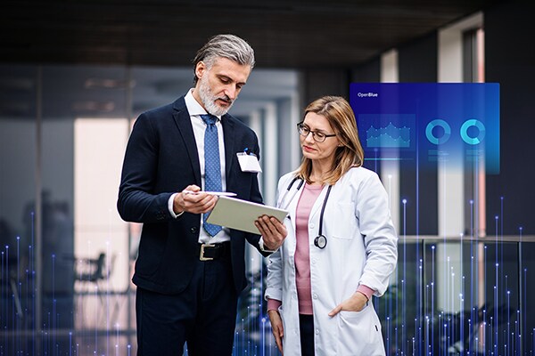 Discover how OpenBlue digital healthcare solutions powered by IoT, AI and smart technologies are improving patient care, streamlining operations and creating connected hospitals for the future.